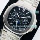 PPF Factory Replica Patek Philippe Nautilus Watch SS Black Dial 41mm (3)_th.jpg